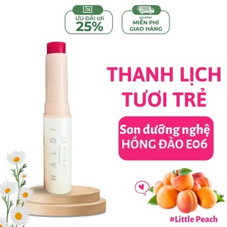 Son Dưỡng Có Màu Hồng Đào, Môi Xinh Thanh Lịch, Mềm Mịn, Hết Khô Nứt Son Dưỡng 2 Trong 1 | E06