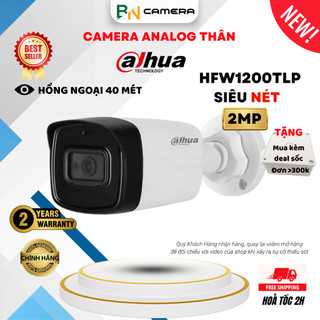Camera Analog Dahua HFW 1200TLP 2.0MP, hồng ngoại 40 mét, vỏ nhựa