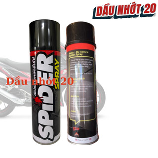 Xịt dưỡng sên Spider , bôi trơn sên xích xe máy Spider Spray 600ml, hàng xịn giá tốt, hàng xịn giá tốt