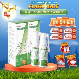 Xịt họng keo ong Thanh Diệu Ngọc làm sạch niêm mạc miệng (30ml)
