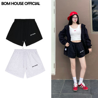 Quần short nữ bom house trơn basic chất vải chân cua qs01