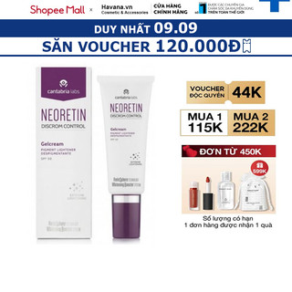 Kem chống nắng neoretin discrom control gelcream spf 50 - 40ml