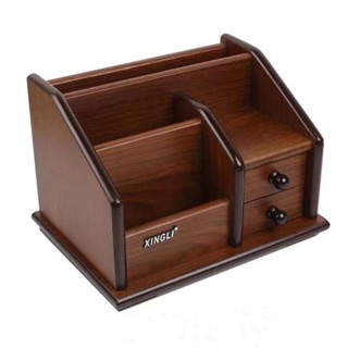 Hộp cắm bút bằng gỗ để bàn XINGLI (5029)