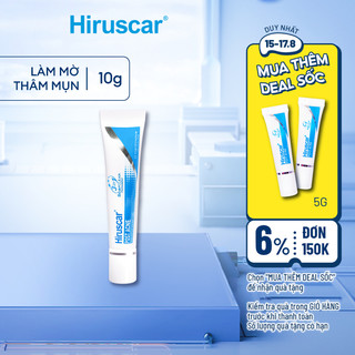 Gel chăm sóc sẹo mụn và mụn thâm Hiruscar Post Acne 10g