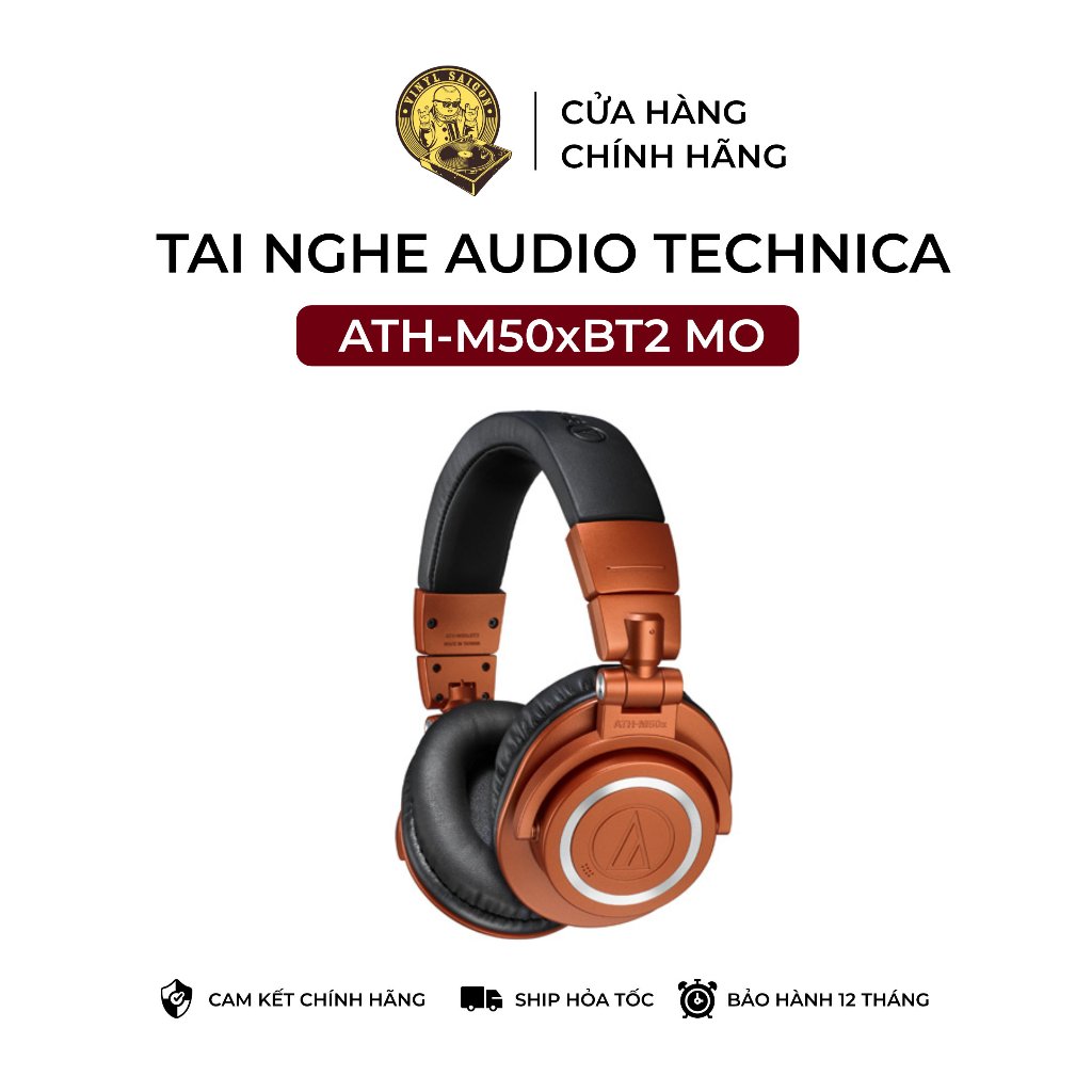 Tai nghe chụp tai không dây Audio Technica ATH-M50xBT2 MO