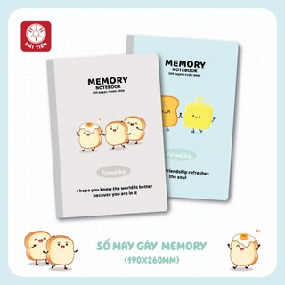 HẢI TIẾN Sổ may gáy Memory (200, 300 trang) KT B5 - Lốc 5 quyển