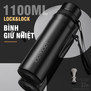 Bình giữ nhiệt lock&lock 800ml 1100ml lhc6180 có khay lọc trà dây treo xách