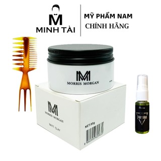 Sáp vuốt tóc nam morris morgan matt clay - 90g
