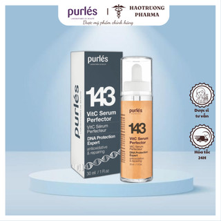 Purles 143 Vit Serum Perfector Tinh chất Vitamin C 10% làm trắng và nuôi dưỡng da 30ml