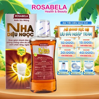Nước súc miệng Nha Diệu Ngọc, giảm nhanh đau nhức răng, giúp hơi thở thơm tho (200ml)