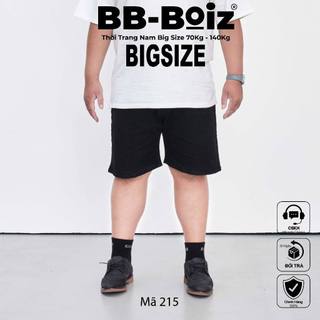 [BigSize] QUẦN SHORT JEAN Nam Màu Đen BB-Boiz Form BigSize 80 -130kg | Mã 04/01/215