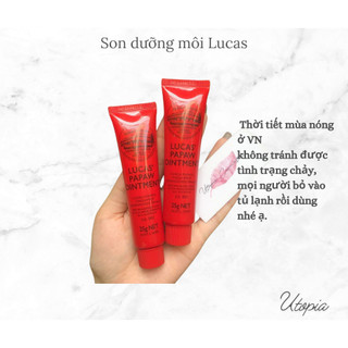 Dưỡng môi Úc lucas (mẫu mới)