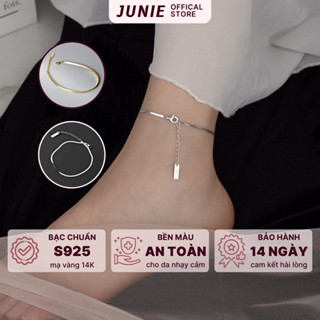  Lắc Chân Bạc Mạ Vàng 14K Nữ TANIA Đơn Giản Mà Cuốn Hút 