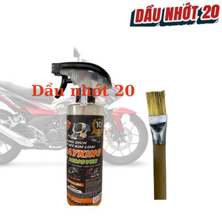 Dung dịch tẩy rỉ sét kim loại sprayking + bàn chải thau