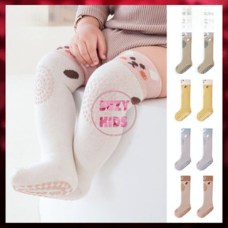  Tất Dài Chống Trơn Trượt Đầu Gối Cho Bé Vớ Sơ Sinh Trẻ Em Chất Liệu Dày Dặn V21 