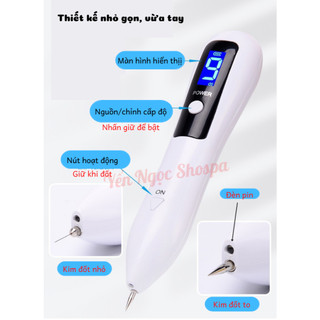 Máy đốt nốt ruồi, đốt hôi nách, mụn thịt