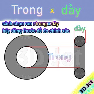 5 Ron Cao Su nhiều Size 3mm 4mm 5mm 6mm 7mm 8mm, gioăng cao su, vòng oring, vòng đệm, vong dem, vong sin, ron sin, ron