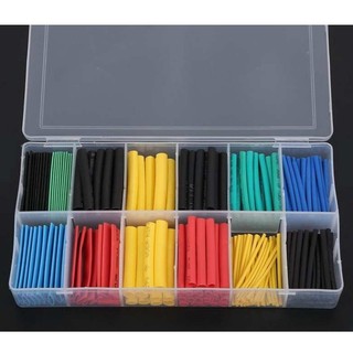 Hộp 530 ống bọc co nhiệt dành cho mối nối dây điện.