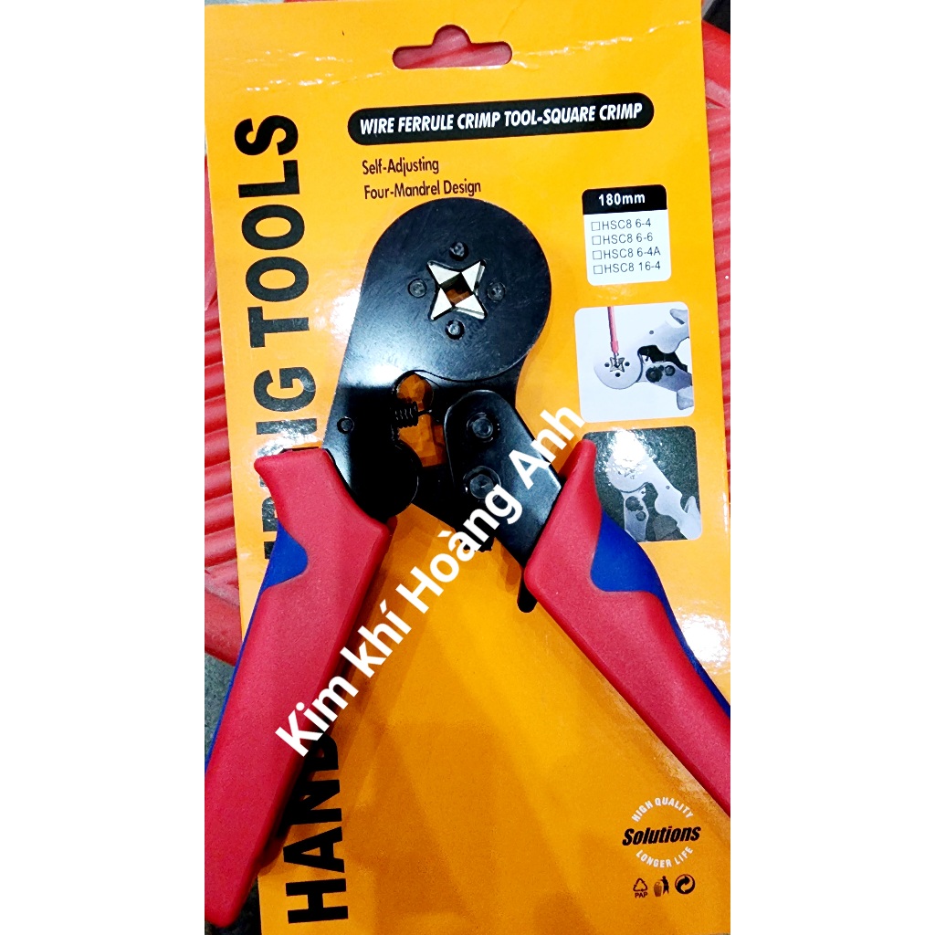 Kìm bấm cos, ép cos vuông HSC8 6-4A