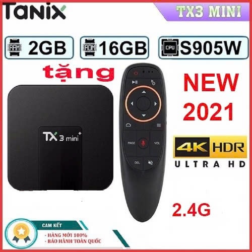 Tx3 mini plus Androi Tivi Box TX3 Miniplus - RAM 2G rom 16G chip amlogic 905W