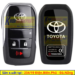 Vỏ Chìa Khoá Độ Gập Xe Toyota Innova Camry Vios Fotuner Yaris Hilux Corolla Altis V702