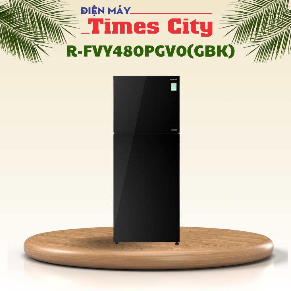 Tủ lạnh Hitachi R-FVY480PGV0(GBK) 366 lít ( Đen )
