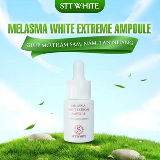 Serum mờ thâm nám, dưỡng trắng da Stt White Melasma White Extreme Ampoule 10ml