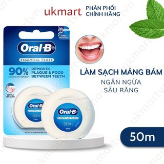 Chỉ Nha Khoa Cao Cấp Oral-B Essential Floss 50m