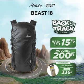 Matador balo leo núi gấp gọn siêu nhẹ ultralight beast18_hàng chính hãng, bảo hành 12 tháng