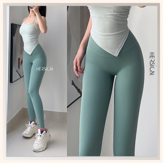 Quần tập �yoga nữ thun trơn lì cao cấp quần legging tập gym nữ HERSIGN-LEGGING20