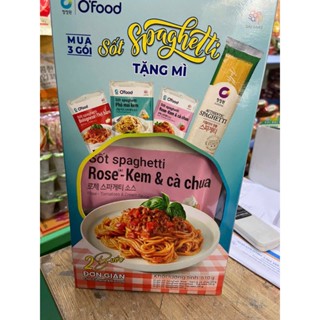 Mỳ ý 250gr tặng 03 gói sốt 80gr ( Thịt bằm. phô mai kem, kem cà chua )