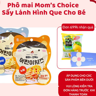 Phô mai mom’s choice sấy lạnh hình que cho bé từ 8m+