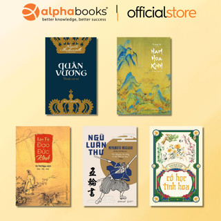 Sách - Lẻ Quân Vương+ Nam Hoa Kinh +Đạo Đức Kinh + Ngũ Luân Thư + Cổ Học Tinh Hoa (Omega+)