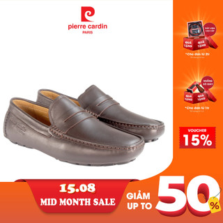 [Voucher giảm 10%] Giày lười nam Pierre Cardin da bò thật cao cấp, da mềm không gây đau chân, đế cao su - 503
