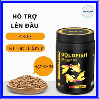 Thức Ăn Cho Cá Vàng , Cá RanChu, Cá Ba Đuôi YEE GOLD FISH Cám Hỗ Trợ Tiêu Hóa, Lên Màu và Lên Đầu Cho Cá (Cám Chìm)