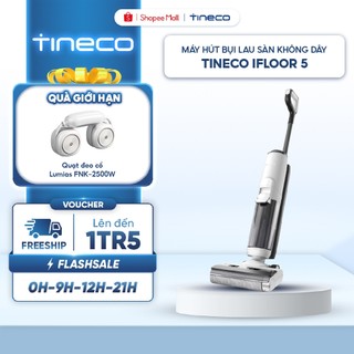 Máy hút bụi lau sàn không dây Tineco iFloor 5 - Pin dài - Tự động giặt giẻ - Luôn giặt giẻ lau sàn bằng nước sạch
