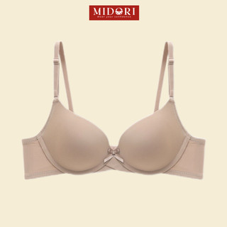 Áo Lót Nữ Midori Có Gọng Đệm Mỏng 1CM Nâng Ngực Su Mát Mặc Sơ Mi Áo Dài Có Bigsize A01