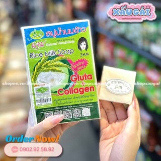 Xà phòng cám gạo thái lan jam rice milk soap - lẻ 1 cục