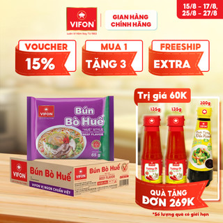 [VOUCHER đến 80K]-Thùng 30 gói Bún Bò Huế VIFON 65g / Gói
