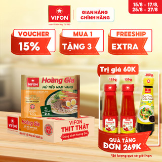 [VOUCHER đến 80K]-Thùng 18 gói Hoàng Gia Hủ Tiếu Nam Vang VIFON 120g / Gói