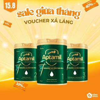 Sữa Aptamil Essensis Organic Úc đủ số 900g date mới nhất