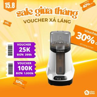 Máy hâm sữa Babybrezza có kết nối Bluetooth hàng chính hãng bảo hành 1 năm