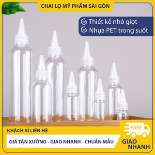 Chai nhựa chiết mỹ phẩm, mực xăm,10ml/ 20ml/ 30ml/ 50ml/ 60ml/ 80ml/ 100ml, chai nhỏ giọt tiện lợi - buyone - bope13