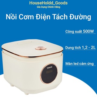 Nồi cơm điện tách đường beemi . nồi cơm điện thông minh đa năng 6 chế độ nấu hẹn giờ giữ ấm