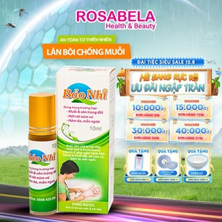 Lăn bôi muỗi đốt và côn trùng cắn Bảo Nhi, chống hăm da, giảm mẫn ngứa do muỗi và các loại côn trùng đốt