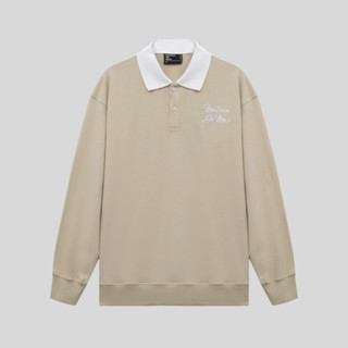 Áo LONG Polo tay dài / BEIGE