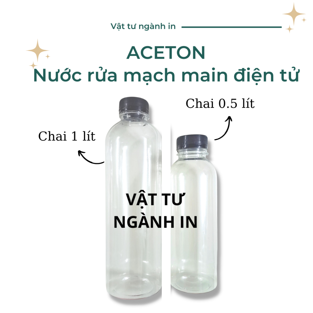 Aceton nước rửa mạch main điện tử