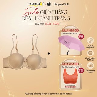 Áo ngực ELLE Pandemos có gọng cúp ngang trơn chất vải cotton cao cấp, thiết kế quý phái sang trọng LB6635
