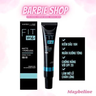 Kem lót kiềm dầu maybelline fit me matte poreless spf20