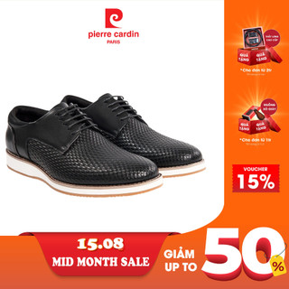 Giày thời trang pierre cardin có dây, chất lượng da bò thật cao cấp - pcmfwlh 789